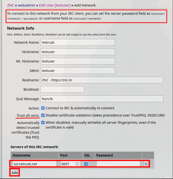 znc user network add